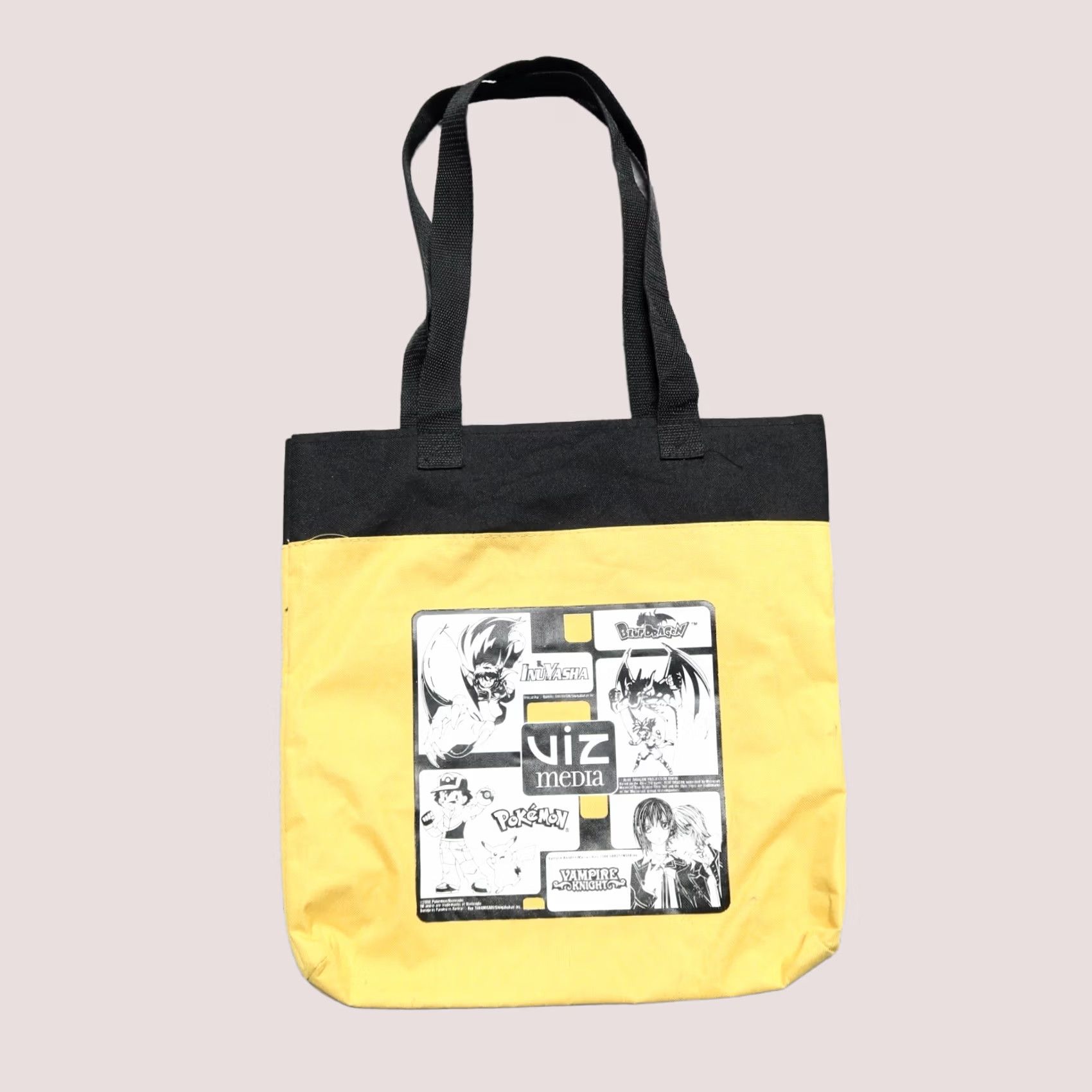 Vintage VINTAGE Viz Media Shonen Jump Promo Tote Bag Naruto Deathnote Bleach Pokemon Tote Yellow Men Size ONE SIZE - 1 Thumbnail