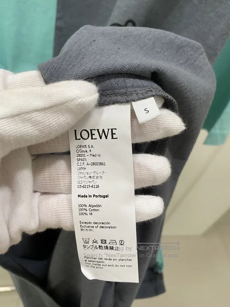 Loewe Loewe Color Block Short Sleeve T-Shirt Size US S / EU 44-46 / 1 - 5 Thumbnail