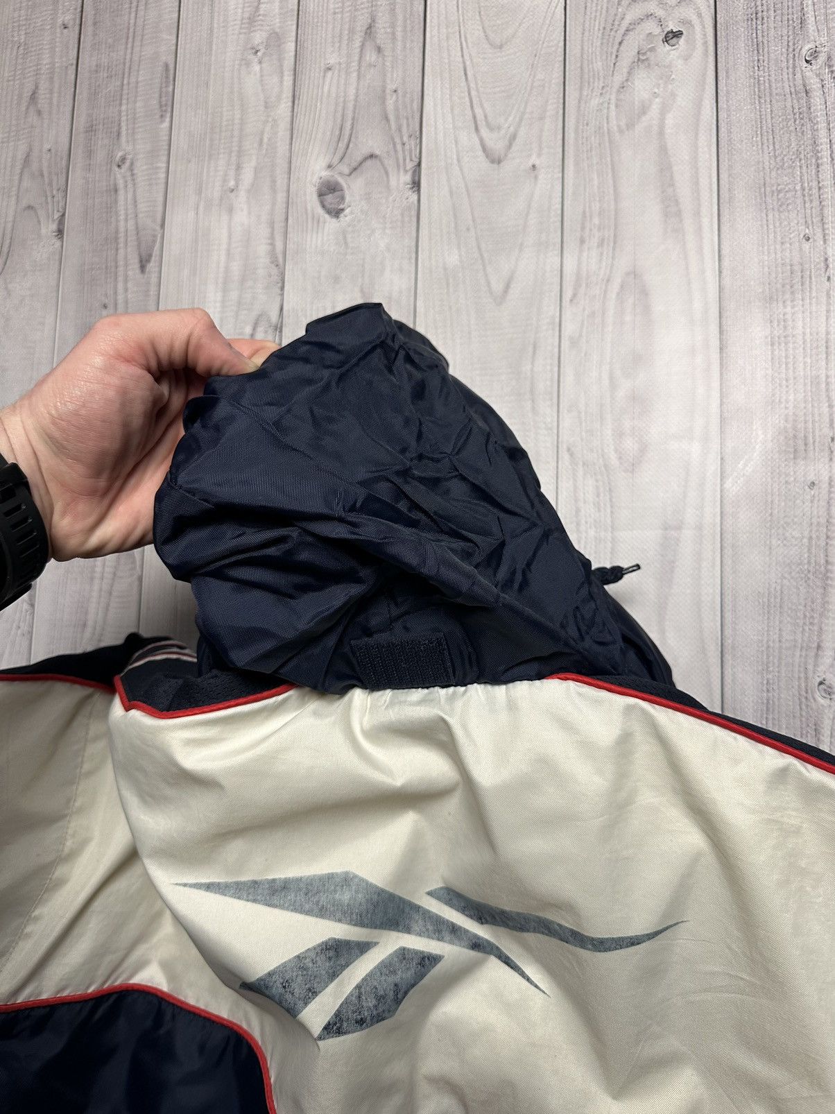 Reebok Vintage Reebok Liverpool soccer parka jacket size XL logo Size US XL / EU 56 / 4 - 14 Thumbnail