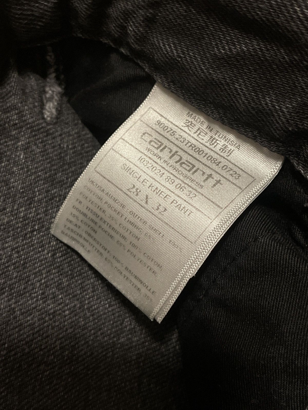 Carhartt × Carhartt Wip × Vintage Carhartt black single knee denim Size US 32 / EU 48 - 2 Thumbnail