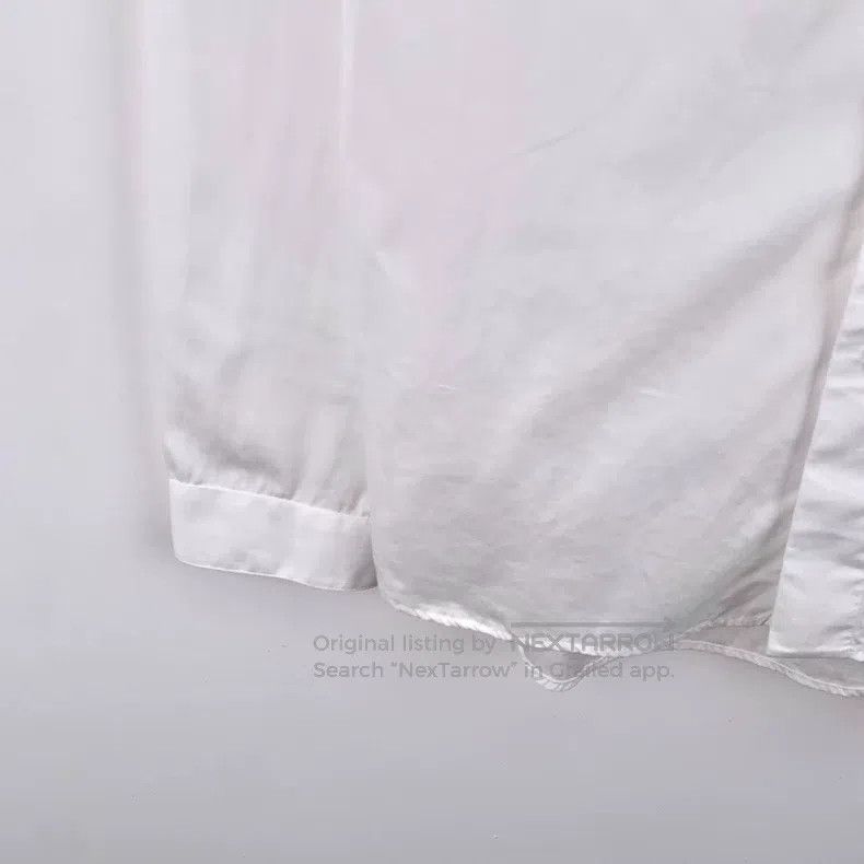 Dior Dior White cotton lapel single-breasted long-sleeved shirt Size US M / EU 48-50 / 2 - 4 Thumbnail