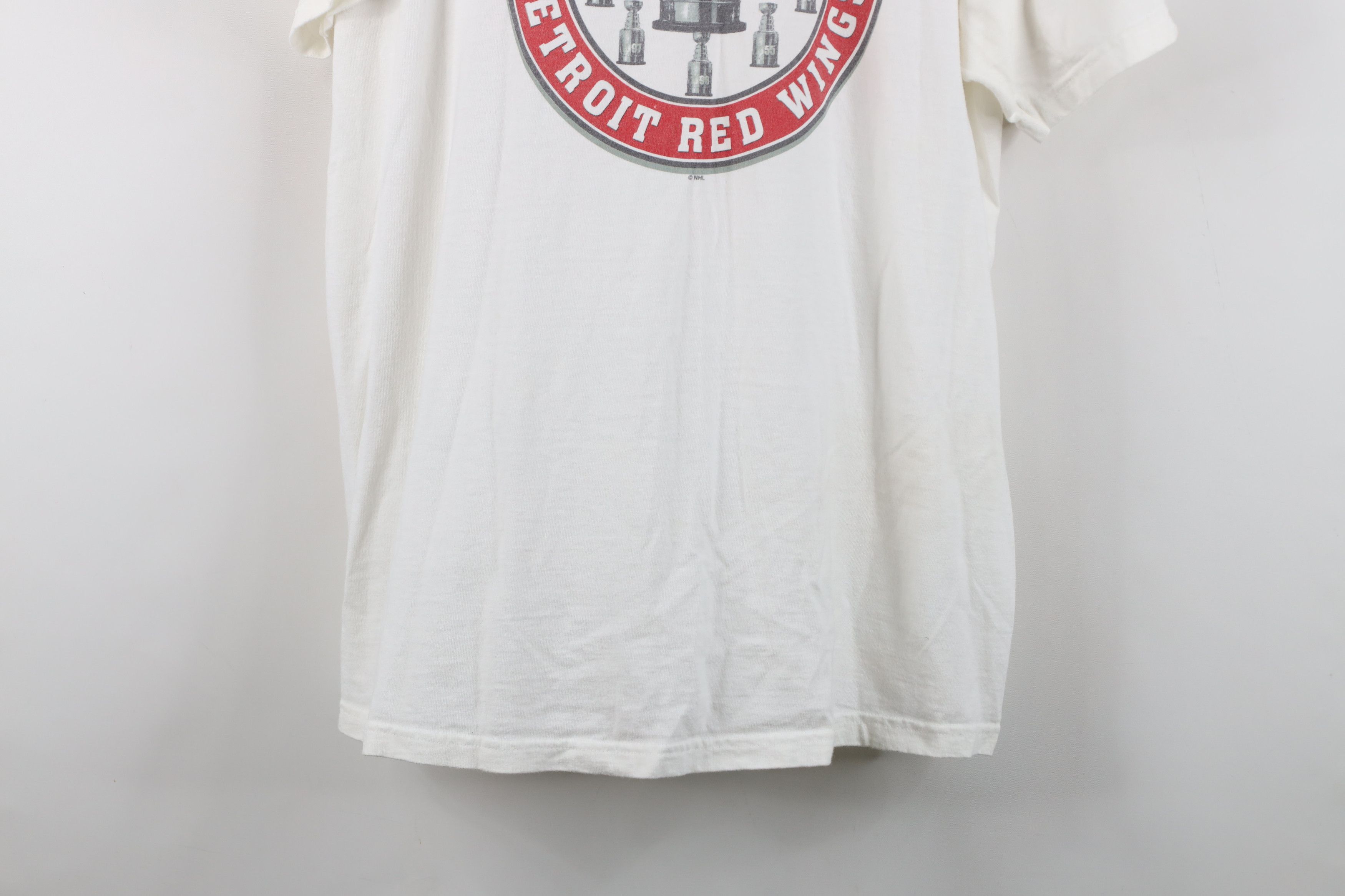 Vintage Vintage Stanley Cup Champs Detroit Red Wings Hockey T-Shirt Size US L / EU 52-54 / 3 - 3 Thumbnail