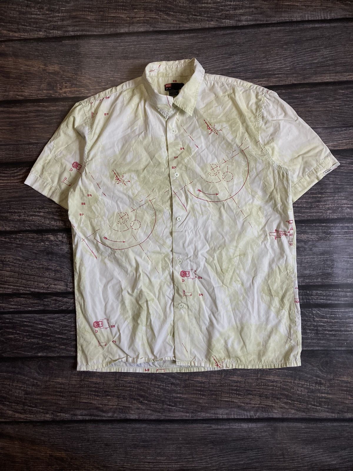 Diesel × Vintage Diesel compass shirt Size US XL / EU 56 / 4 - 1 Thumbnail
