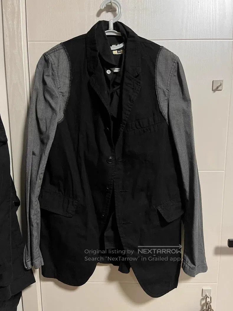 Comme des Garcons Comme des Garcons CDG Black spliced blazer S size. Size US S / EU 44-46 / 1 - 1 Thumbnail