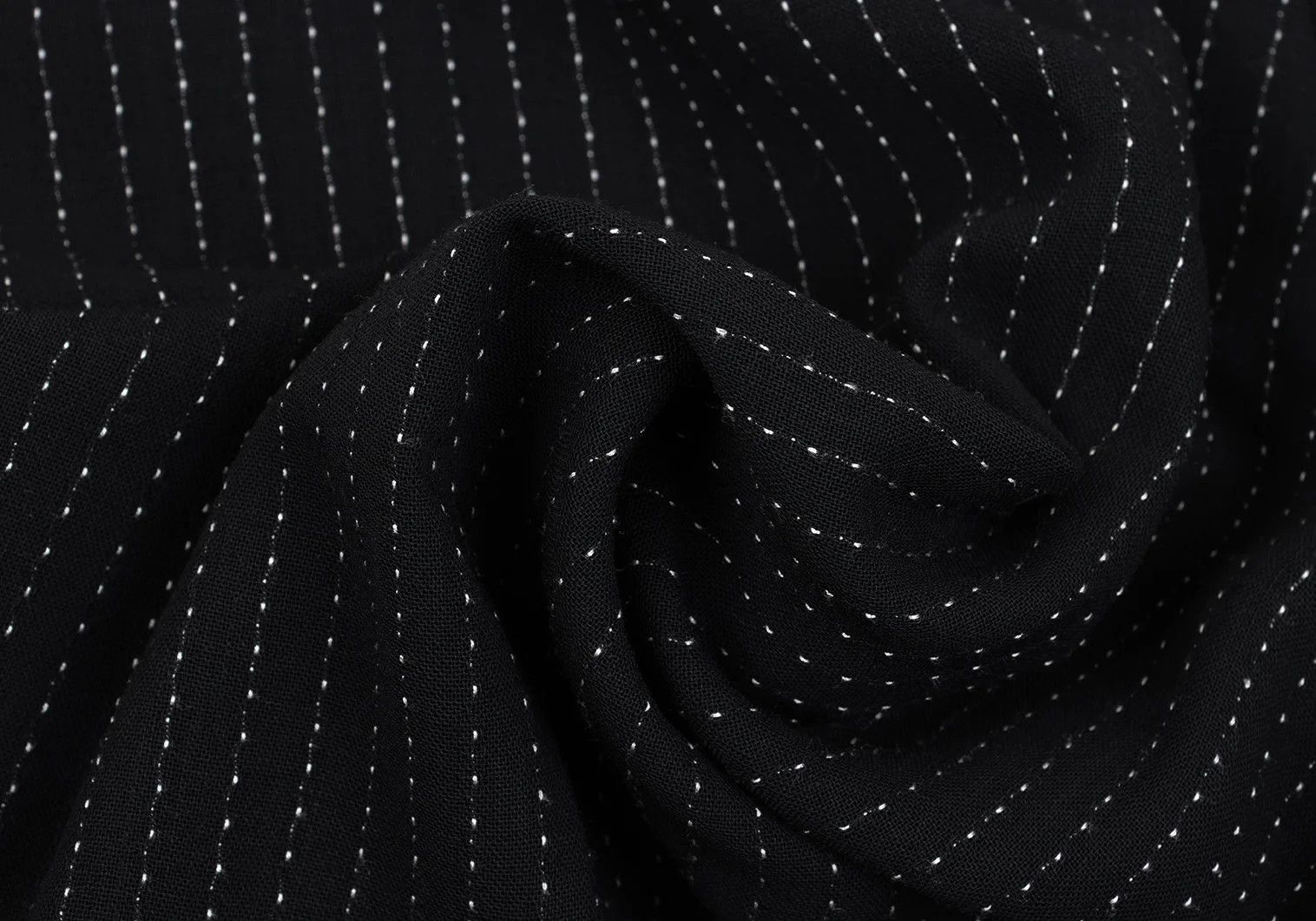 Jean Paul Gaultier Wool Stitch Stripe Tuck Pants in Black and Off-White Size US 32 / EU 48 - 11 Thumbnail