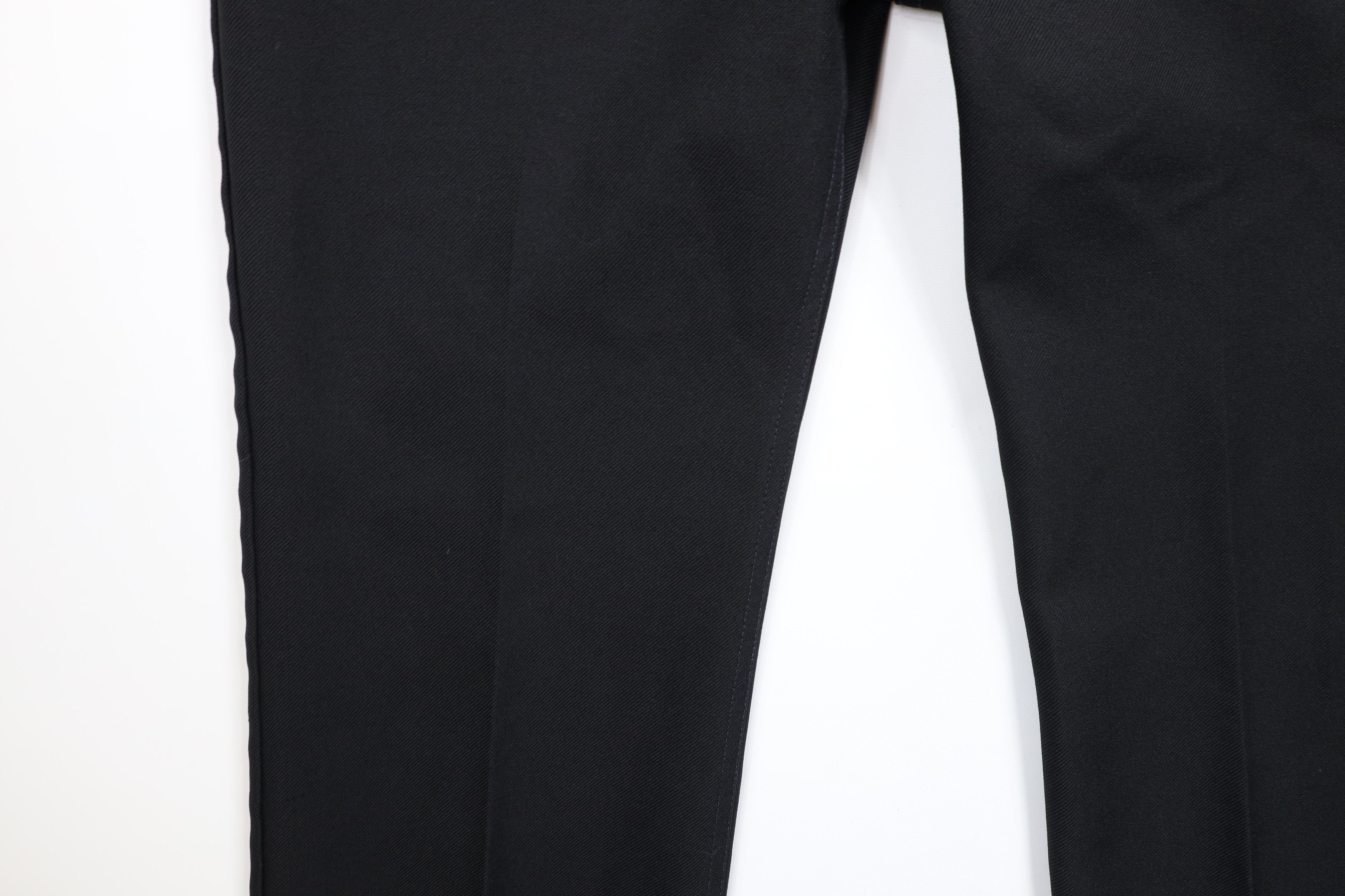 Levi's × Vintage Vintage 90s Levis Flared Wide Leg Knit Chino Pants Black USA Size US 38 / EU 54 - 6 Thumbnail