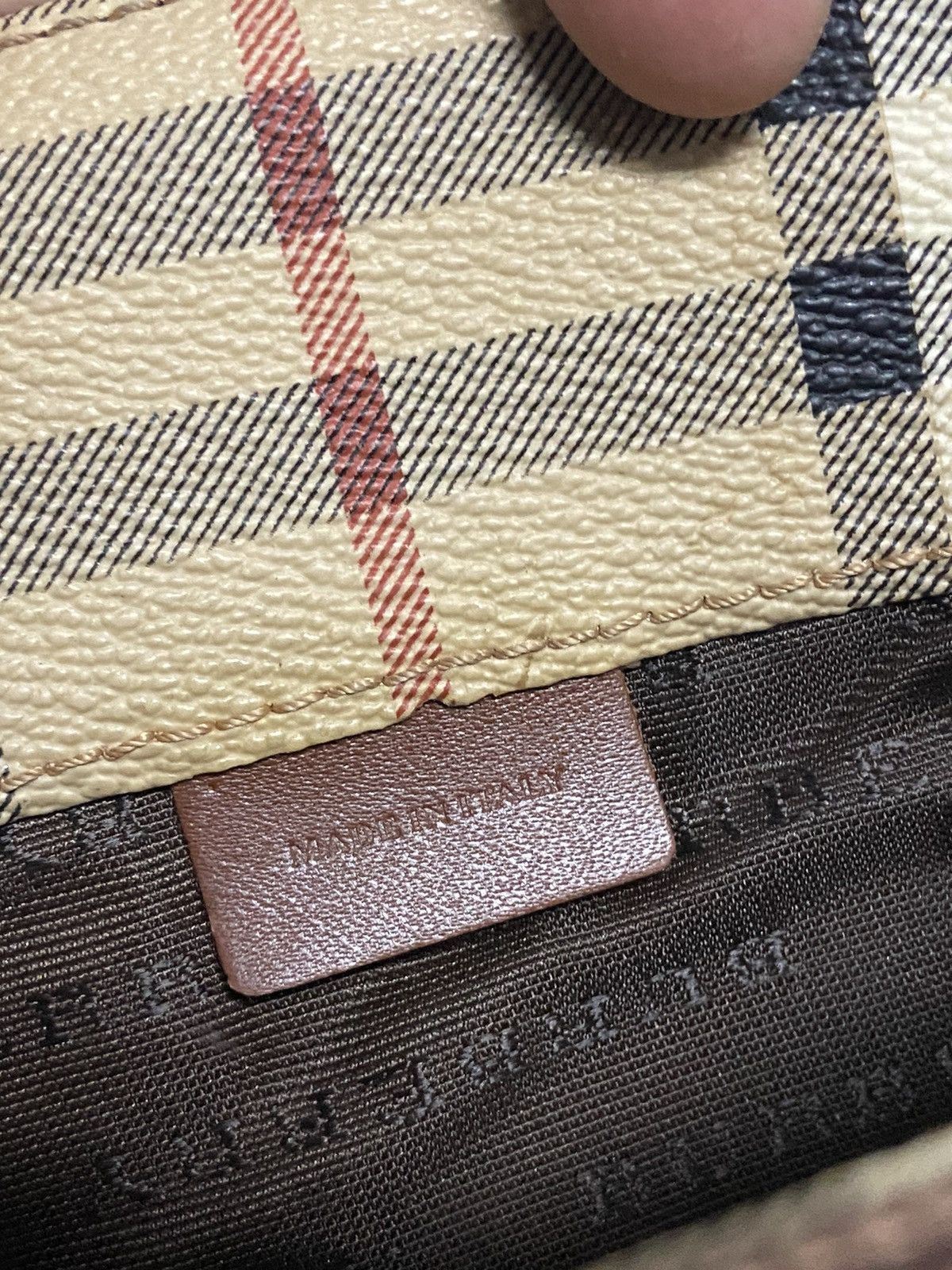 Burberry × Vintage Burberry nova check bag vintage canvas luxury Size ONE SIZE - 8 Thumbnail