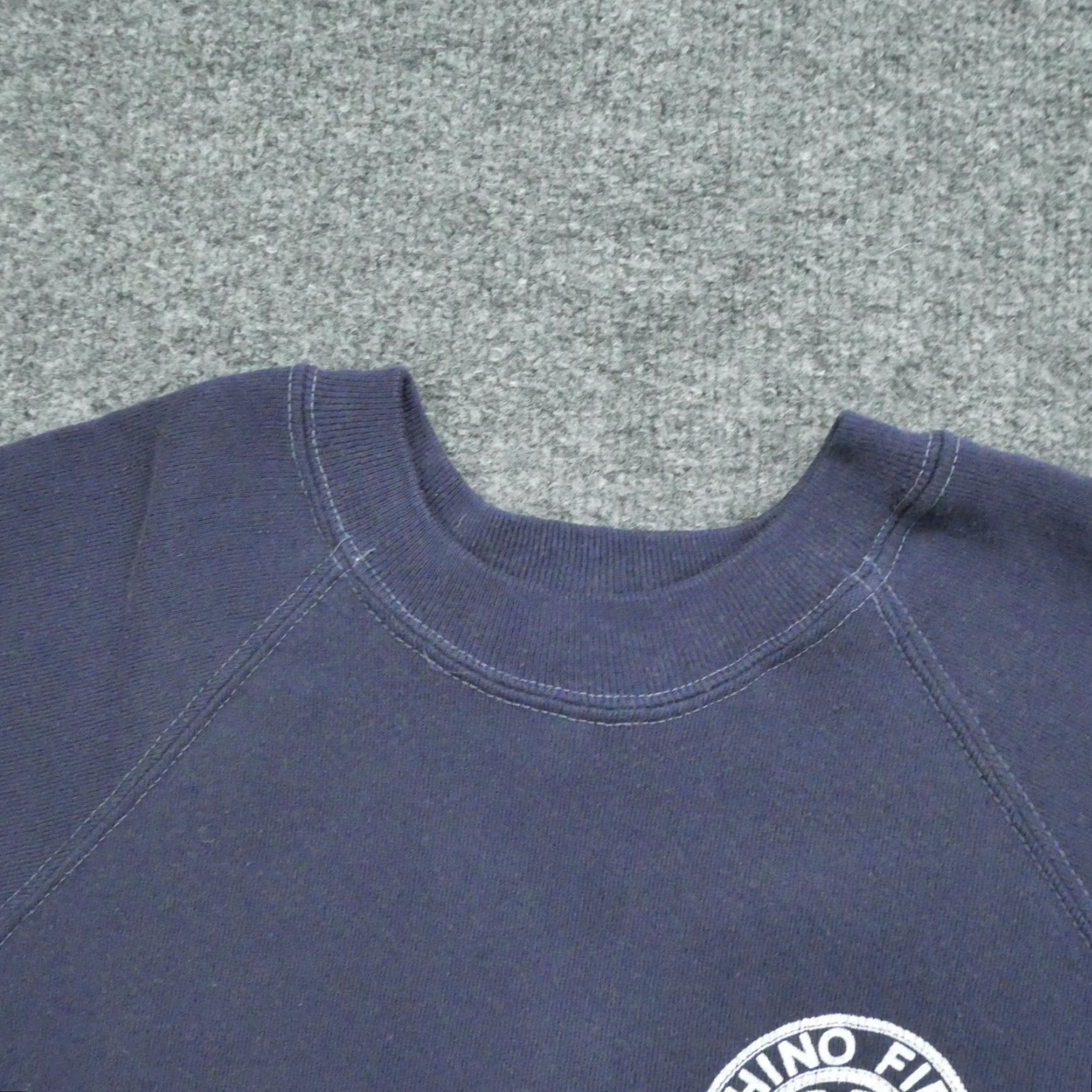 Vintage VINTAGE Fire Department Sweatshirt Adult XL Blue Chino California Fighter 80s Sportswear Shirt Mens Size US XL / EU 56 / 4 - 3 Thumbnail