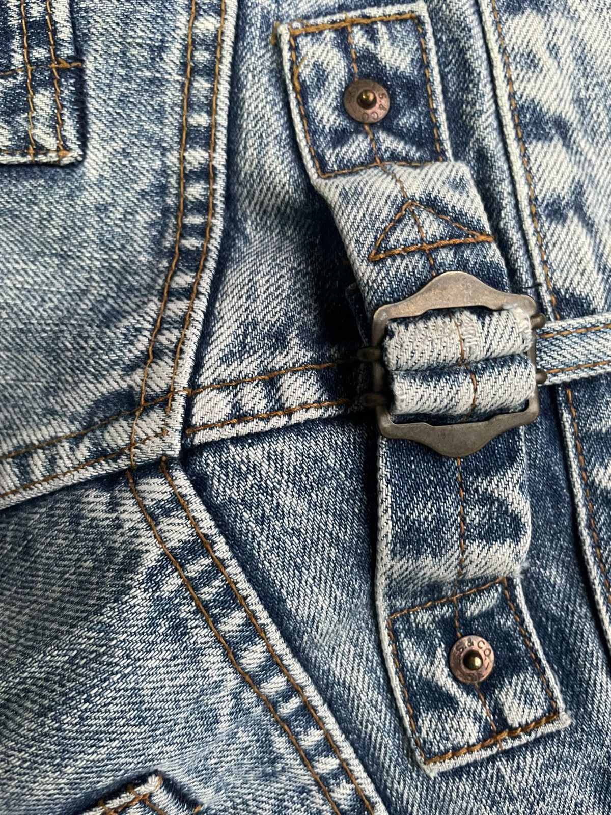 Levi's × Vintage Vintage Levis Lot 701 XX E Selvedge Denim Size US 33 - 18 Thumbnail