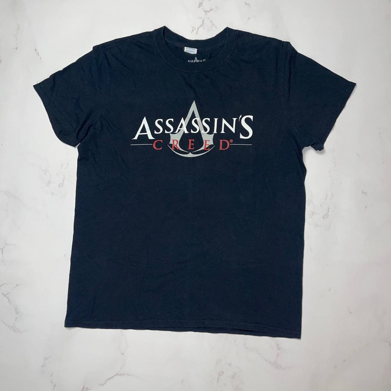 Vintage Assassins Creed T Shirt Logo Black Video Game Graphic SZ L Size US L / EU 52-54 / 3 - 1 Thumbnail