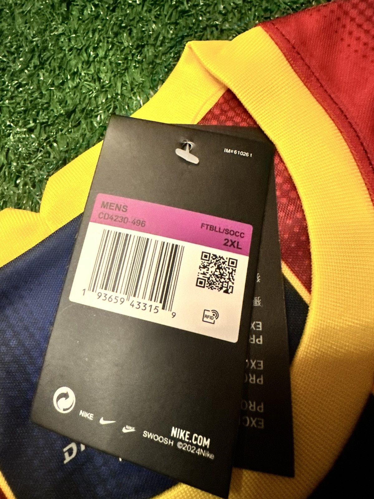 Nike Nike FC Barcelona 2020/21 Lionel Messi Home Football Jersey Size US XXL / EU 58 / 5 - 7 Thumbnail
