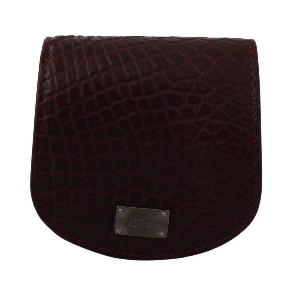 Dolce & Gabbana Dolce & Gabbana Brown Exotic Skin Pocket Condom Case Holder Size ONE SIZE - 1 Thumbnail