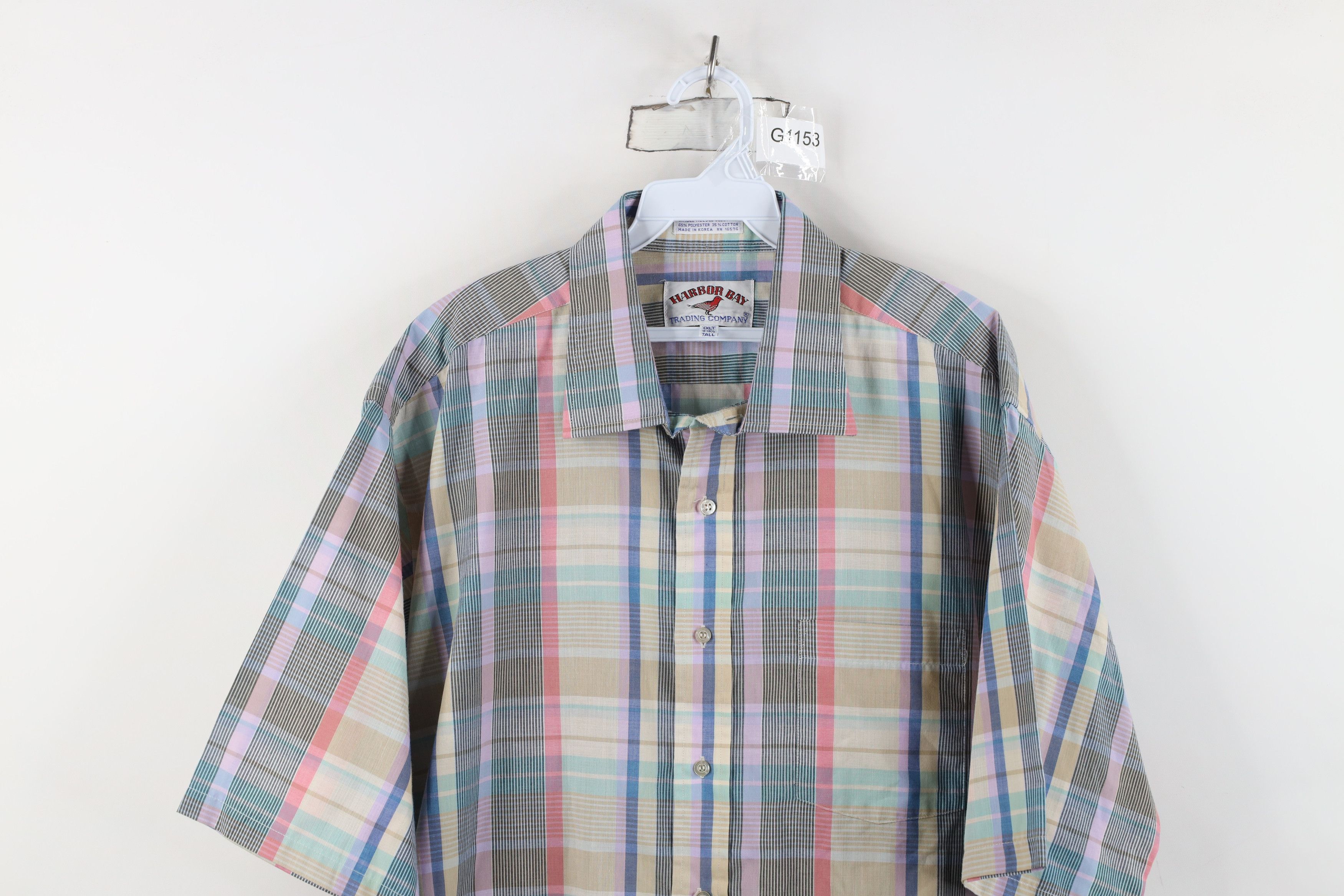 Vintage Vintage 70s Madras Single Needle Short Sleeve Button Shirt Size US XXL / EU 58 / 5 - 2 Thumbnail
