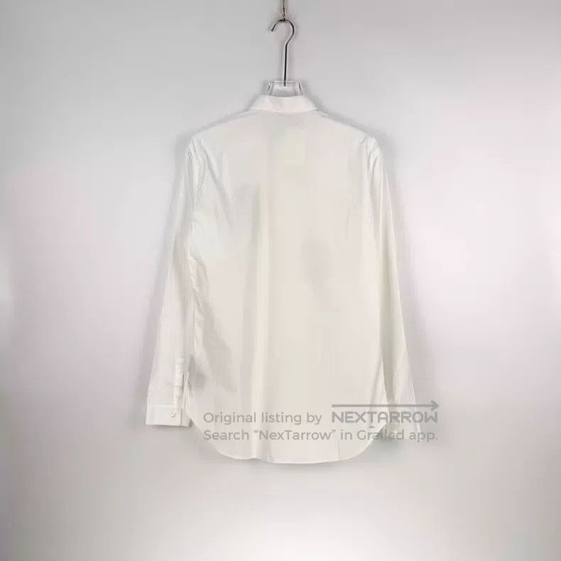 Dior Dior White leather logo shirt Size US XXS / EU 40 - 4 Thumbnail
