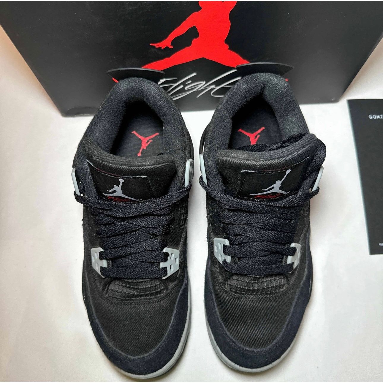Jordan Brand × Nike Size 5.5 - Air Jordan 4 Retro SE GS Black Canvas Men's Shoes Size US 5.5 / EU 38 - 4 Thumbnail