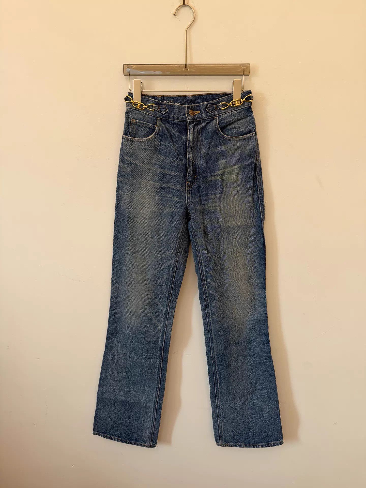 Celine Celine Lock Flared Jeans 26 New Tried On Only Size 26" / US 2 / IT 38 - 1 Thumbnail