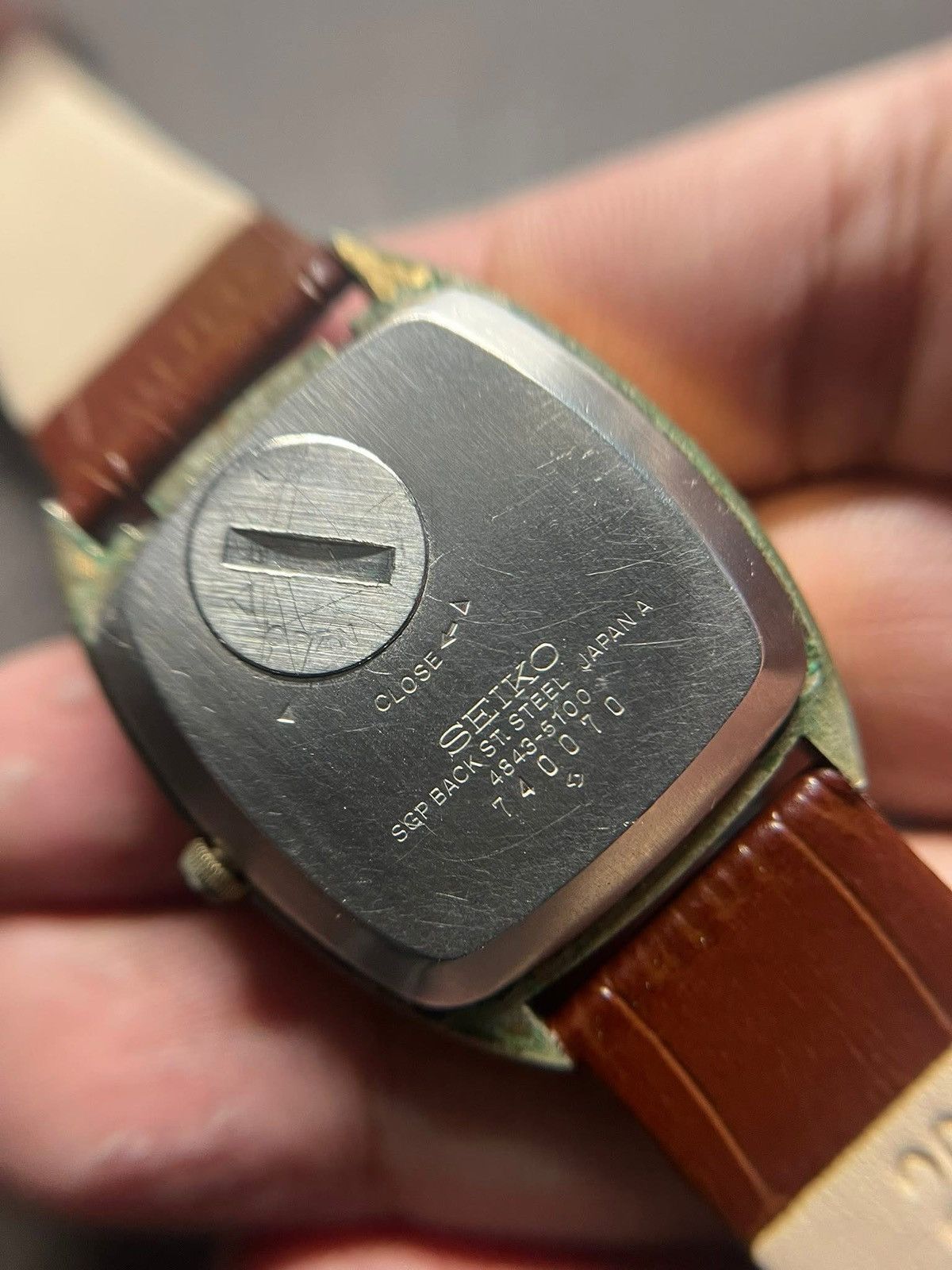 Seiko Vintage 70s Seiko Grand Quartz Frosted Diamond Dust Dial Size ONE SIZE - 3 Thumbnail