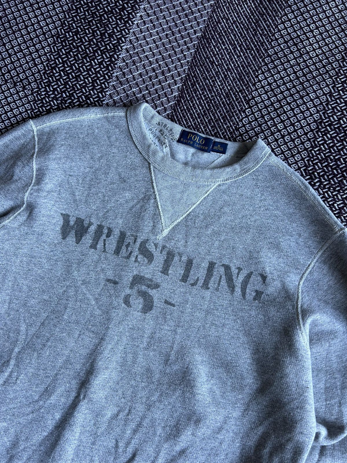 Polo Ralph Lauren × Vintage Vintage Polo Ralph Lauren Wrestling Heavy Sweatshirt Size M Size US M / EU 48-50 / 2 - 4 Thumbnail