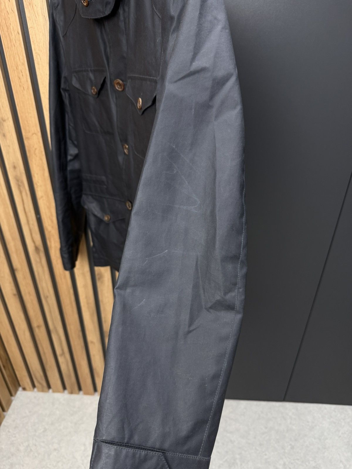 Other Pelikamo Zurich Waxed Hooded Jacket Navy Size 48 Size US M / EU 48-50 / 2 - 17 Thumbnail