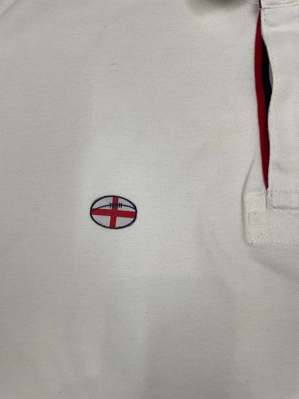 Other England Rugby Traders Vintage Men Cotton Polo Shirt White Size US XL / EU 56 / 4 - 5 Thumbnail