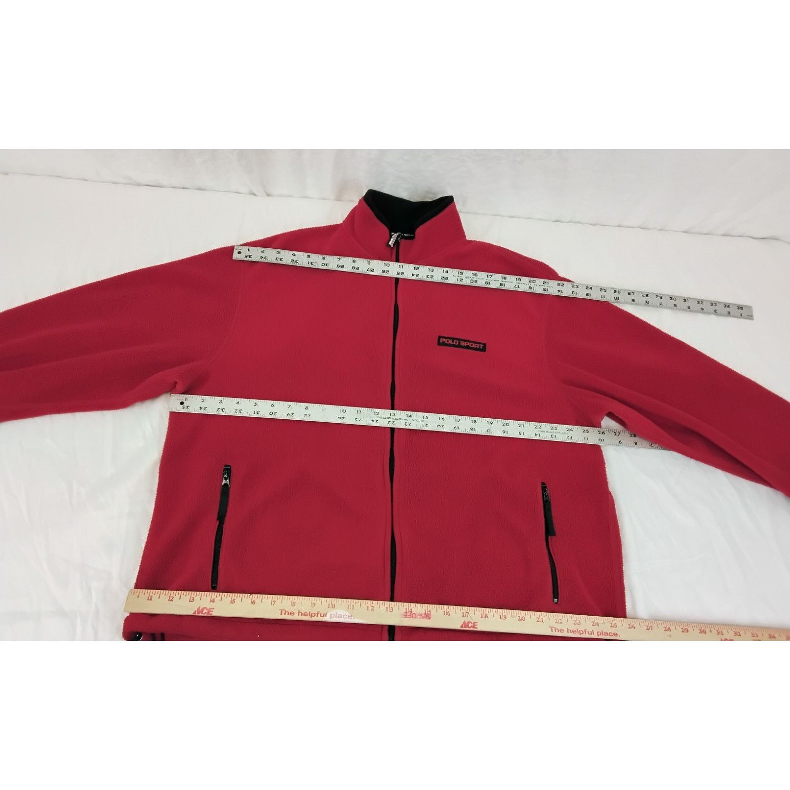 Ralph Lauren Polo Sport Ralph Lauren Fleece Jacket Men's XL Red Full Zip Size US XL / EU 56 / 4 - 7 Thumbnail