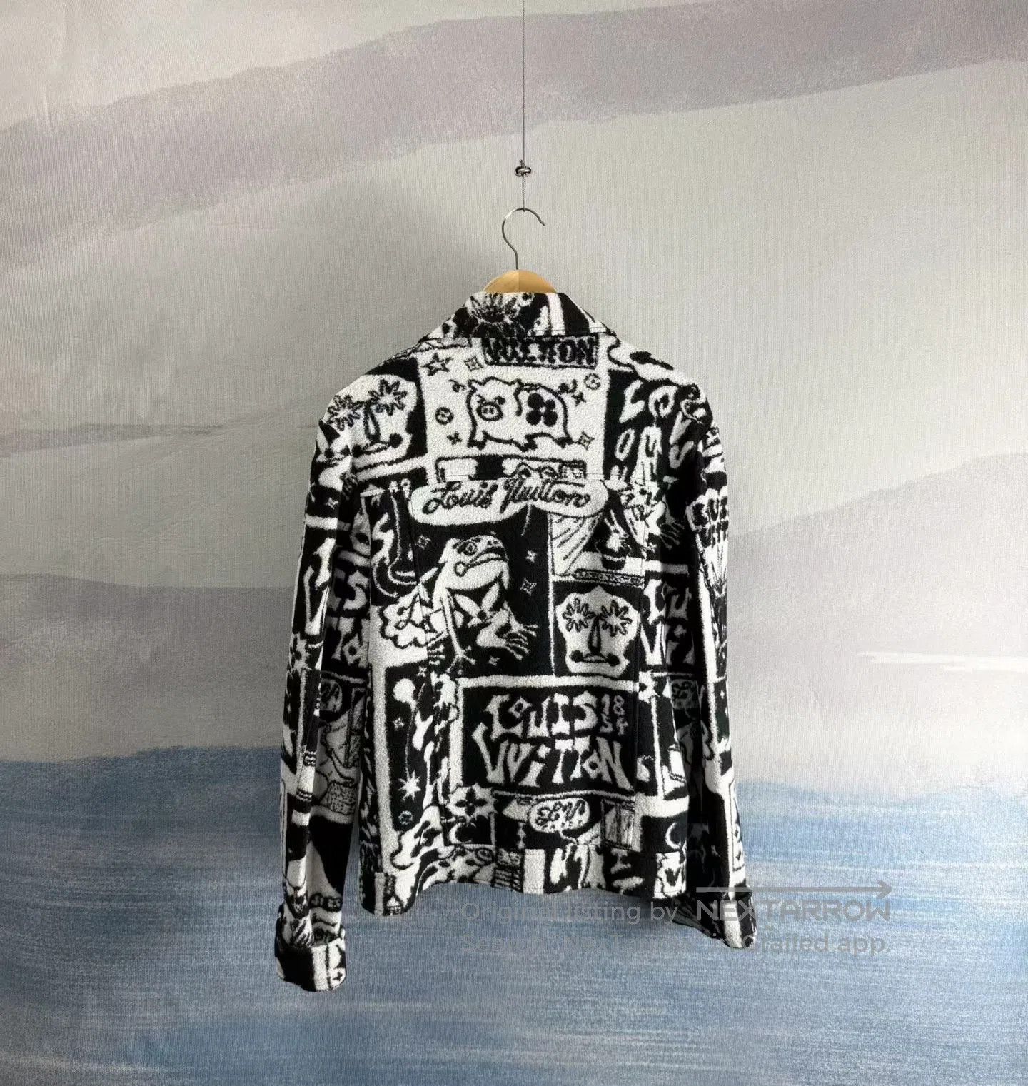 Louis Vuitton Louis Vuitton Comic Graffiti Wool Zip-Up Jacket| Size US M / EU 48-50 / 2 - 2 Thumbnail
