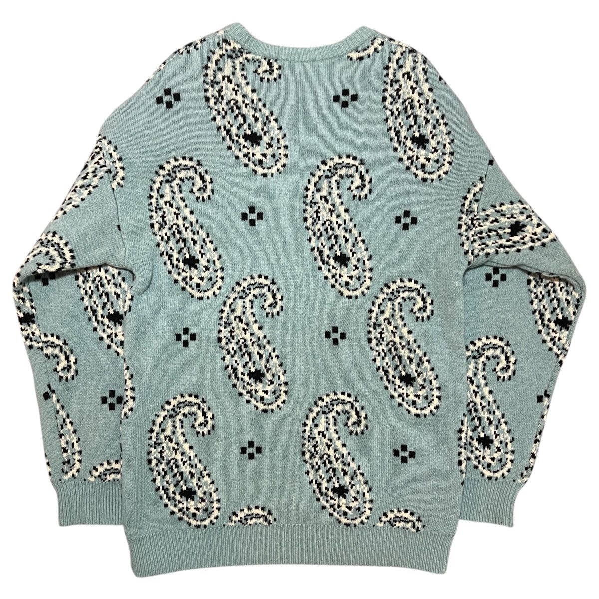 Raf Simons RAF SIMONS 2004-2005AW "Waves" Paisleys Heavy Knit Sweater Size US S / EU 44-46 / 1 - 7 Thumbnail