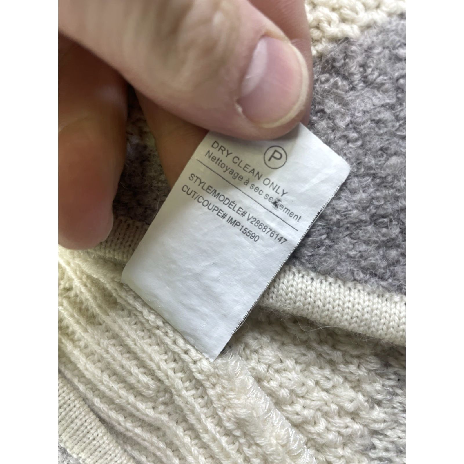 Vince Vince Cardigan Wool Alpaca Knit Sweater Multicolor Womens Small S Long Sleeve Texture Graphic Modern Knit Cardigan Womens Size S / US 4 / IT 40 - 4 Thumbnail