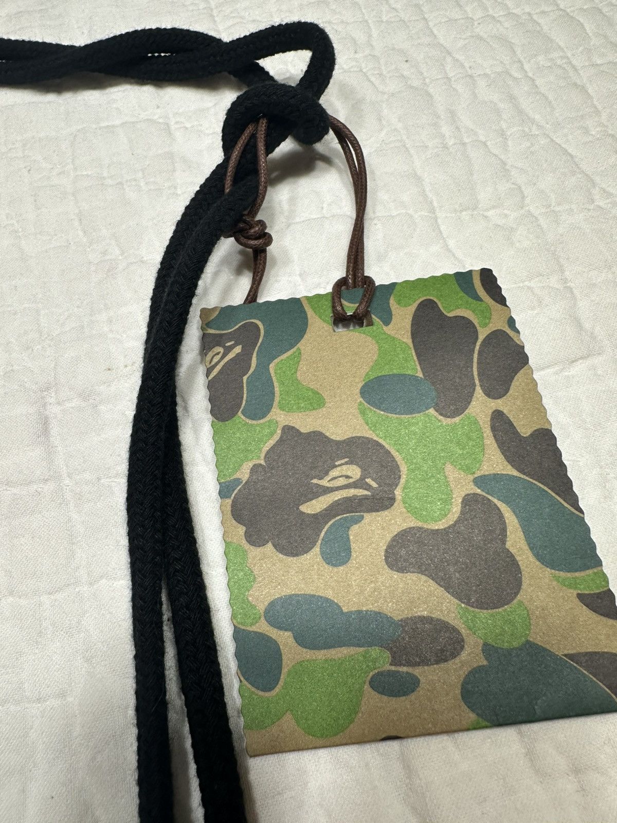 Bape Bathing Ape Bape Head Draw String Bag/ New W/ Tags Size ONE SIZE - 3 Thumbnail
