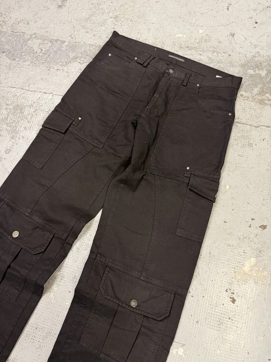 Versace AW2003 Versace Black Utility Cargo Pants Size US 33 - 11 Thumbnail