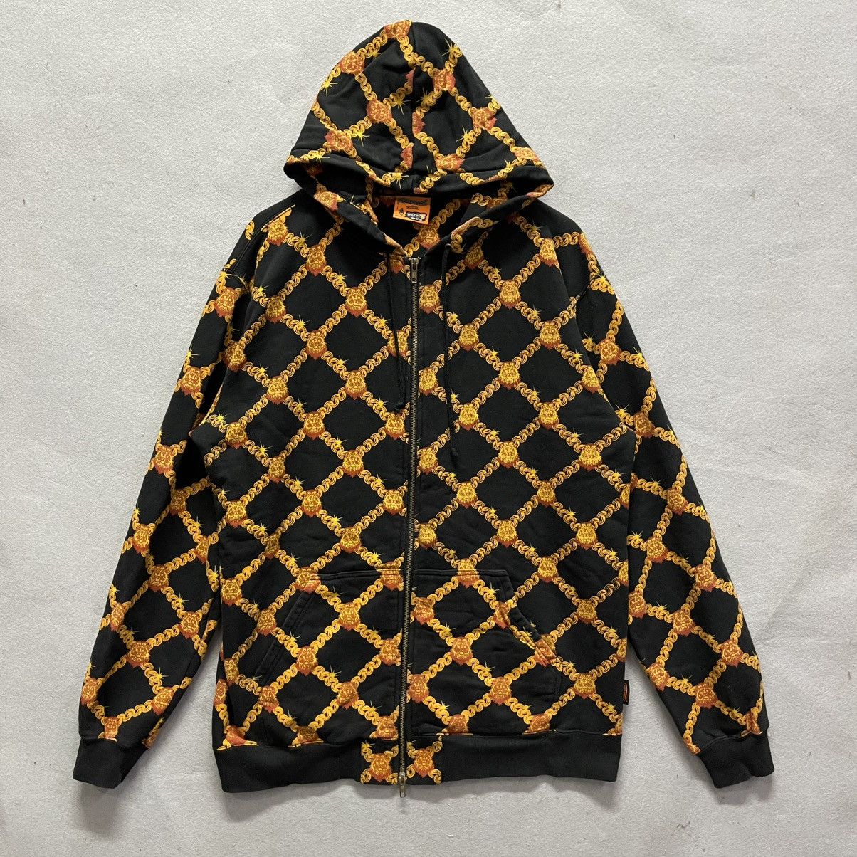 Japanese Brand Vintage Mural “Chain & Lion” Full Zip Hoodie Studio Murasaki Size US XL / EU 56 / 4 - 1 Thumbnail