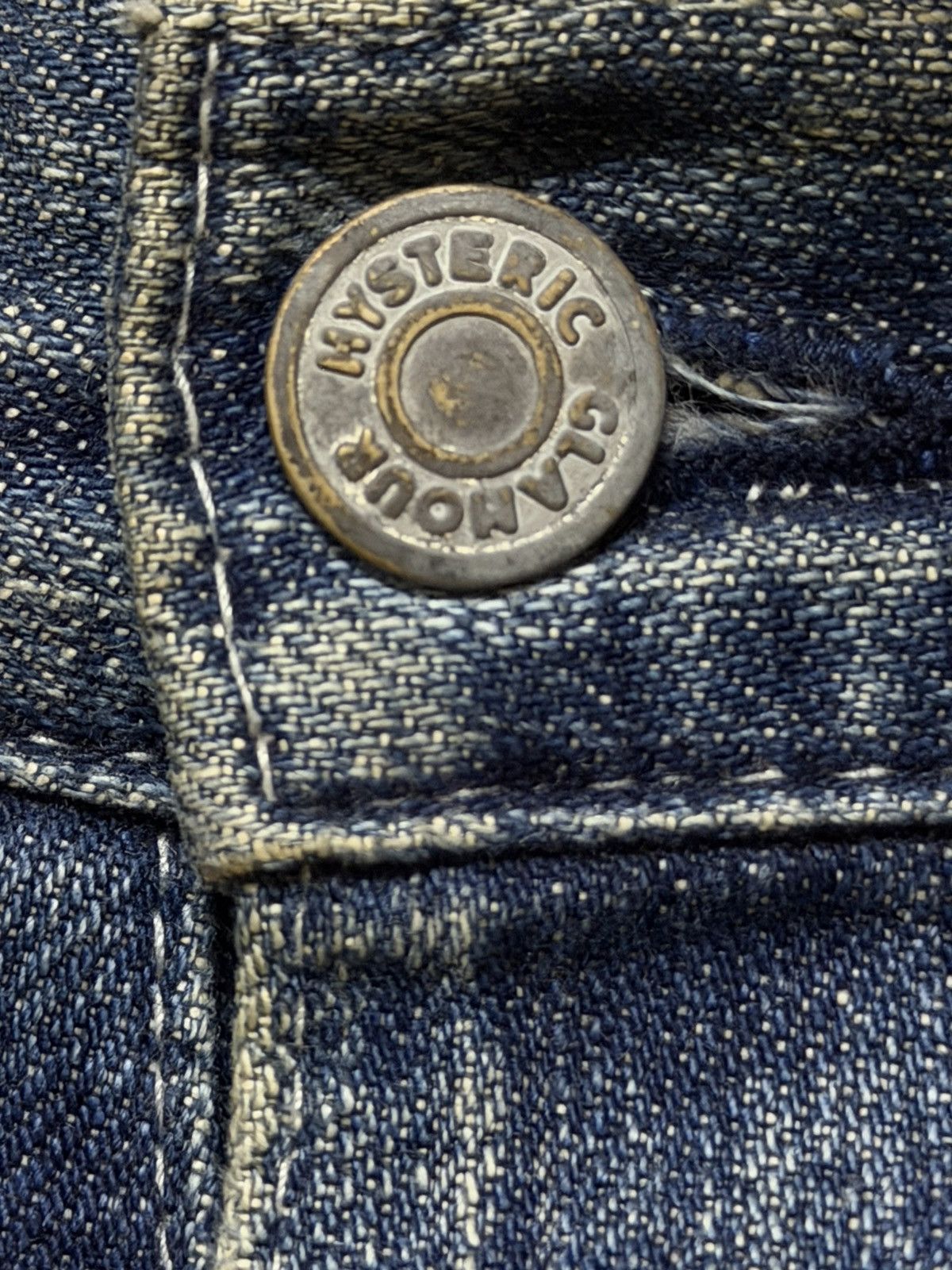 Hysteric Glamour Vintage Hysteric Glamour Thunder Wash Distress Cargo Jeans Size US 28 / EU 44 - 6 Thumbnail