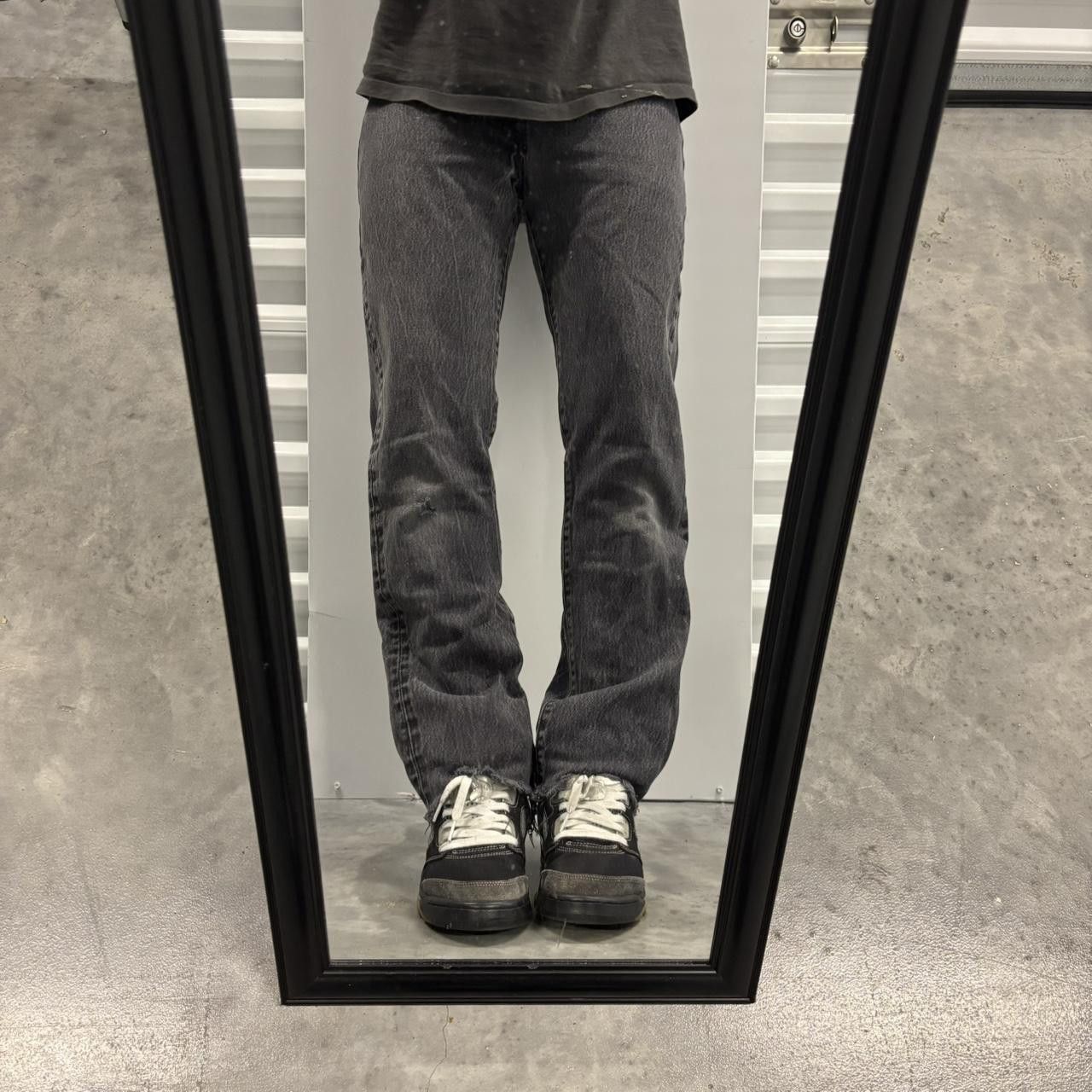 Levi's × Vintage Crazy Vintage Y2K/2000s Black Faded Distressed Levi’s 501 Denim Jeans! Size US 28 / EU 44 - 1 Thumbnail