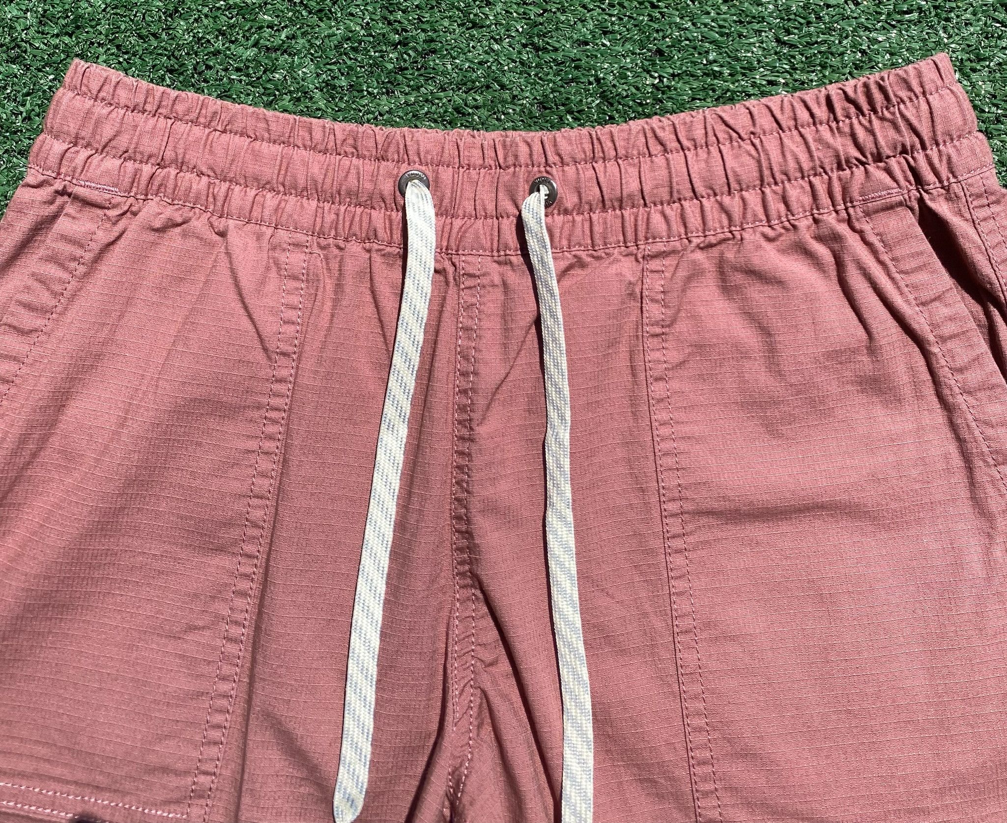 Vuori Vuori Ripstop Mauve Drawstring Cotton Blend Shorts XS Size 27" / US 4 / IT 40 - 2 Thumbnail