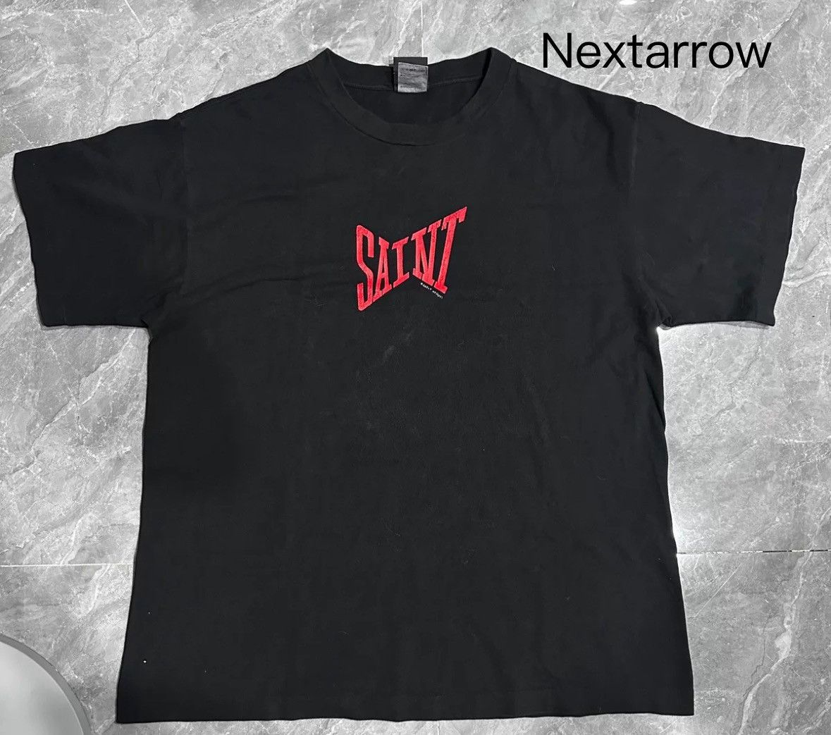 Saint Michael Saint Michael black and red basic dshort sleeved Size US XL / EU 56 / 4 - 1 Thumbnail