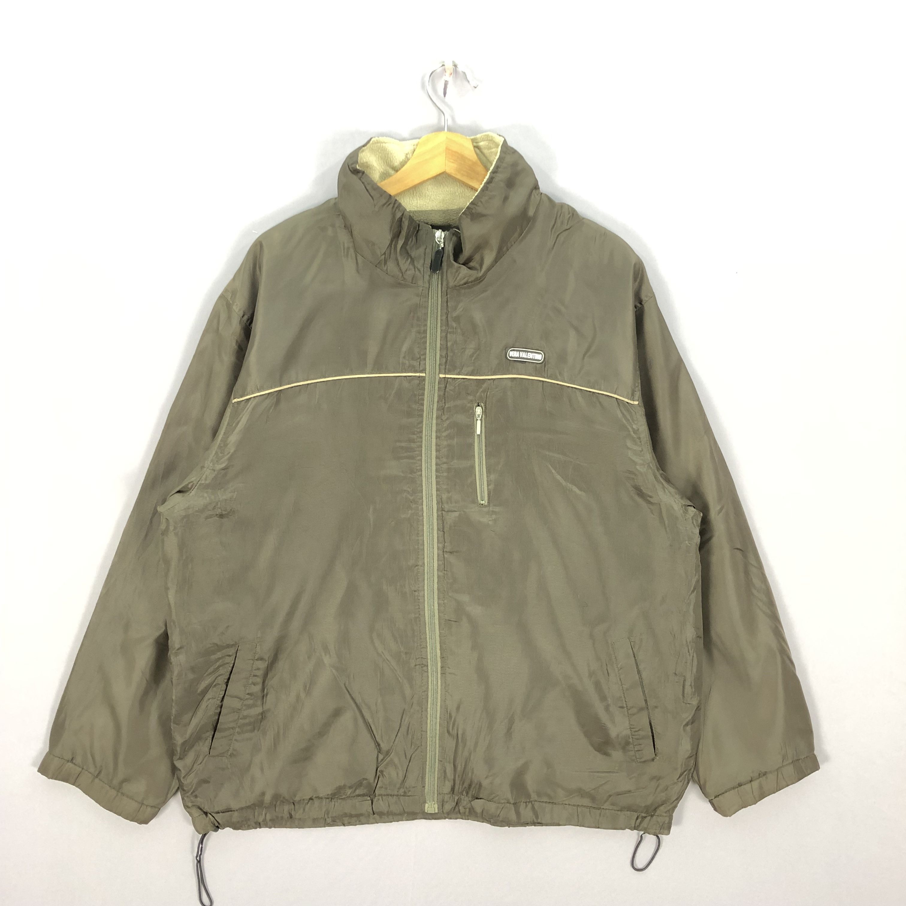 Vintage Vera Valentino Zipper Windbreaker Nylon Jacket