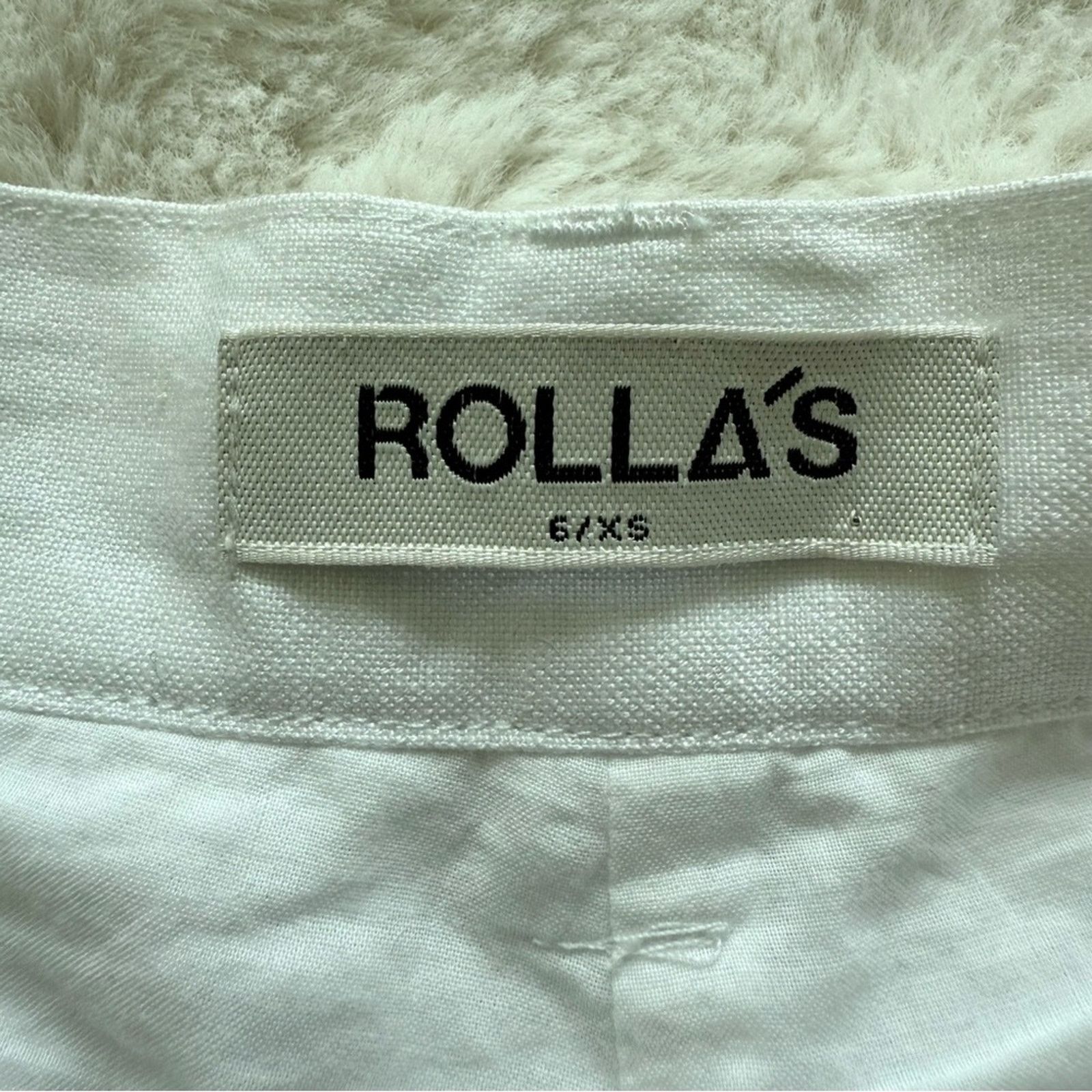 Rolla's NEW!!! ROLLA’S linen women high waist shorts size 6 US Size 28" / US 6 / IT 42 - 4 Thumbnail