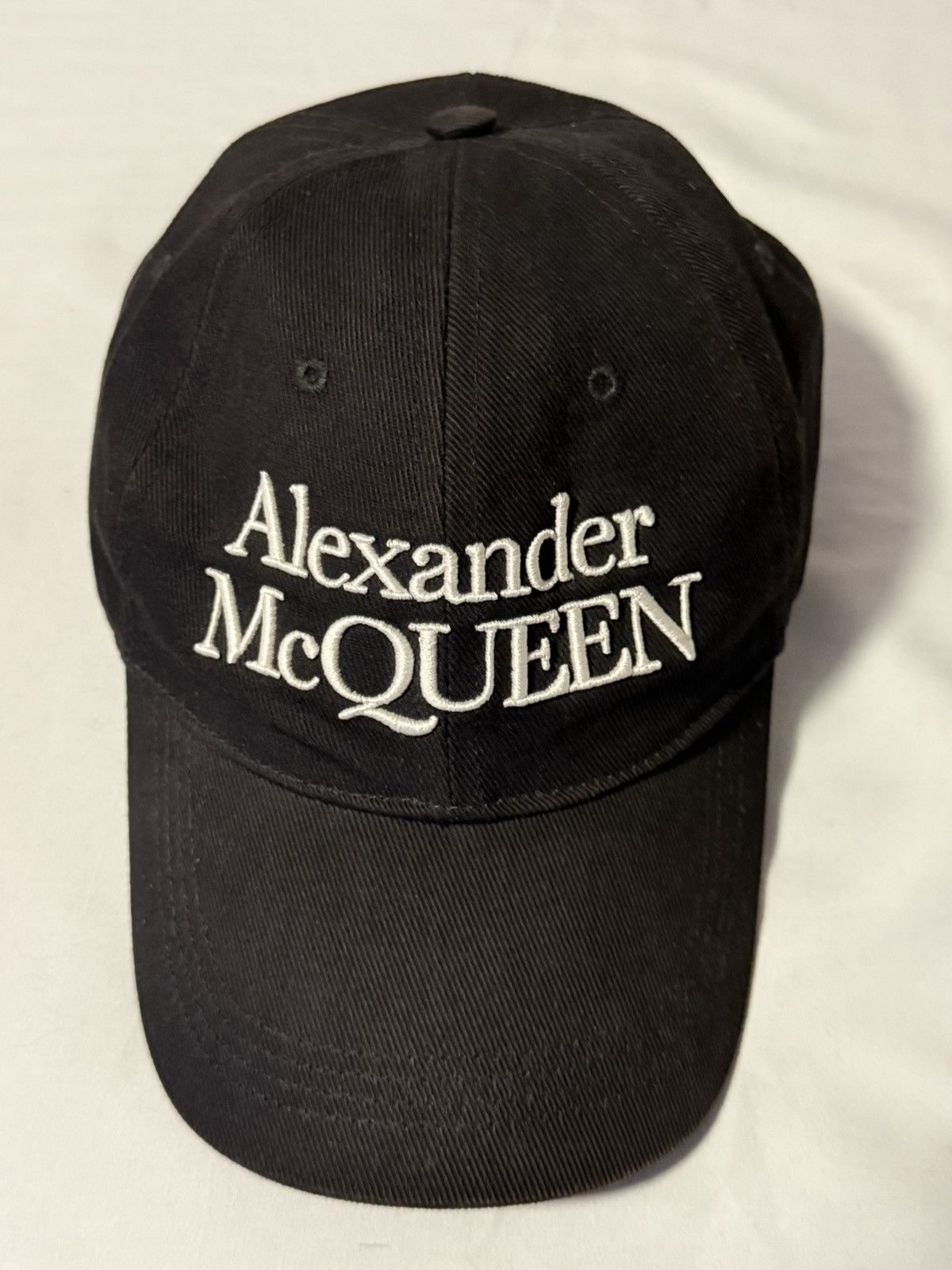 Alexander McQueen Alexander McQueen embroidered logo cap Size ONE SIZE - 1 Thumbnail
