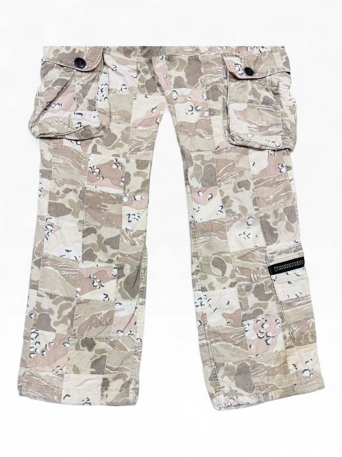 GOODENOUGH Vtg🔥90’s Doarat All Camoflauge Patchwork Multipocket Cargo Size US 33 - 12 Thumbnail