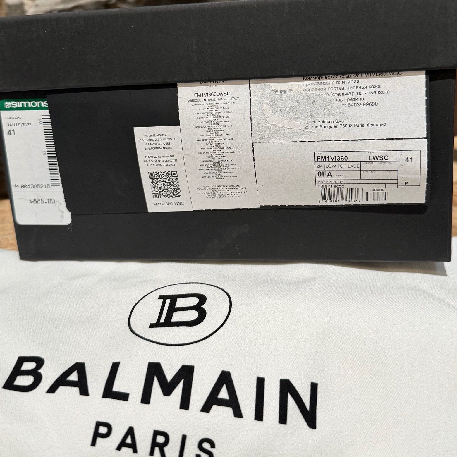 Balmain Balmain Grey Suede Swan Logo Low-top Sneakers Size US 8 / EU 41 - 14 Thumbnail