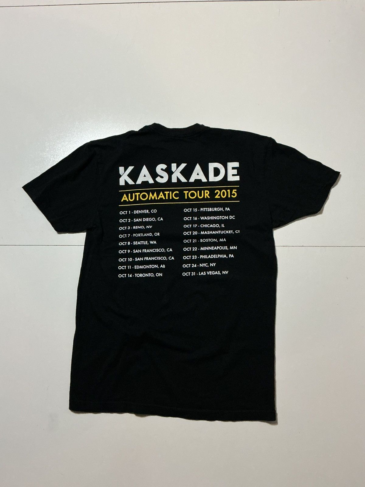 Other Kaskade Automatic 2015 Tour DJ House Dance Rave EDM T-Shirt Size US S / EU 44-46 / 1 - 2 Thumbnail