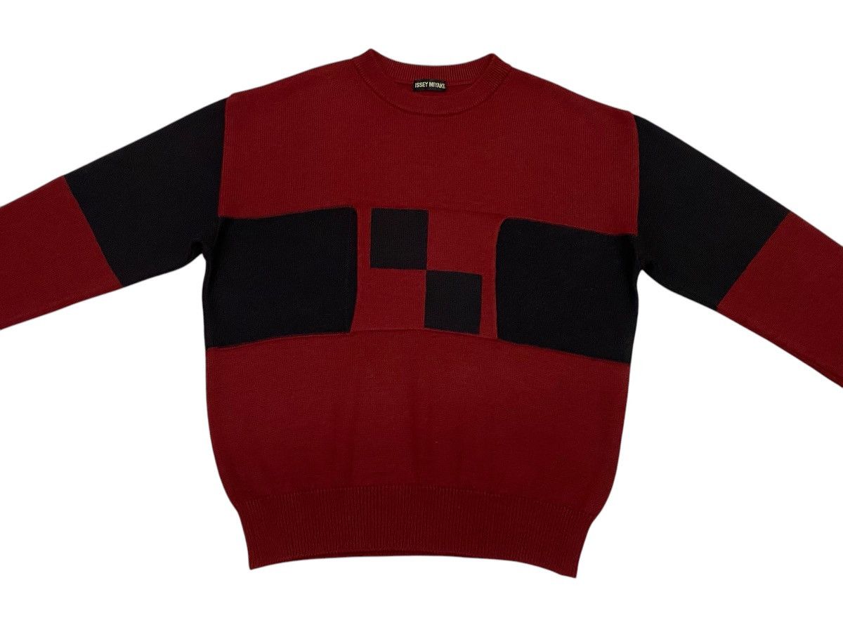 Issey Miyake Issey Miyake AW01 Checkered Turtleneck Knitted Sweater Size US M / EU 48-50 / 2 - 21 Thumbnail