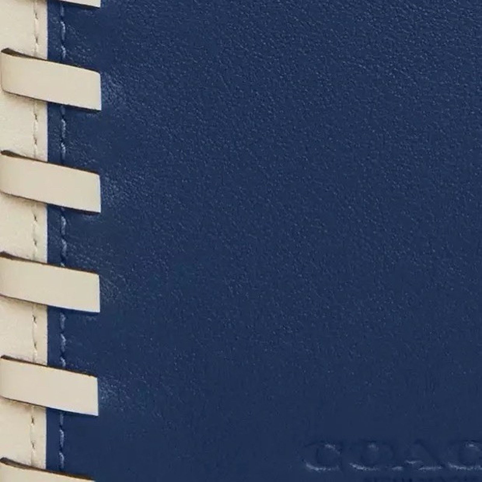 Coach NWT COACH CAX52 Passport Card Case Leather Wallet Blue/Chalk Size ONE SIZE - 7 Thumbnail