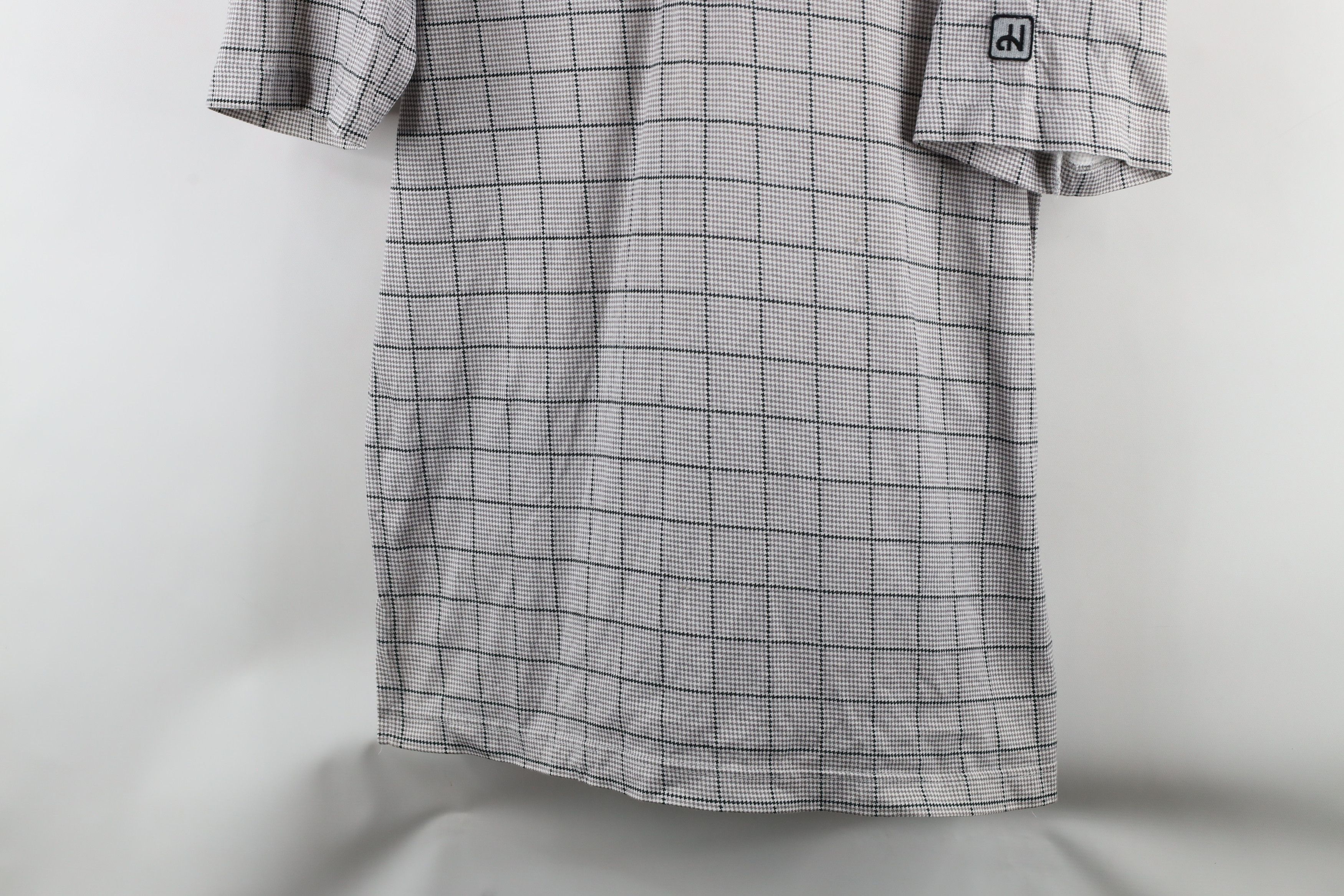 Vintage Vintage 90s Streetwear Houndstooth Collared Golf Polo Shirt Size US S / EU 44-46 / 1 - 3 Thumbnail