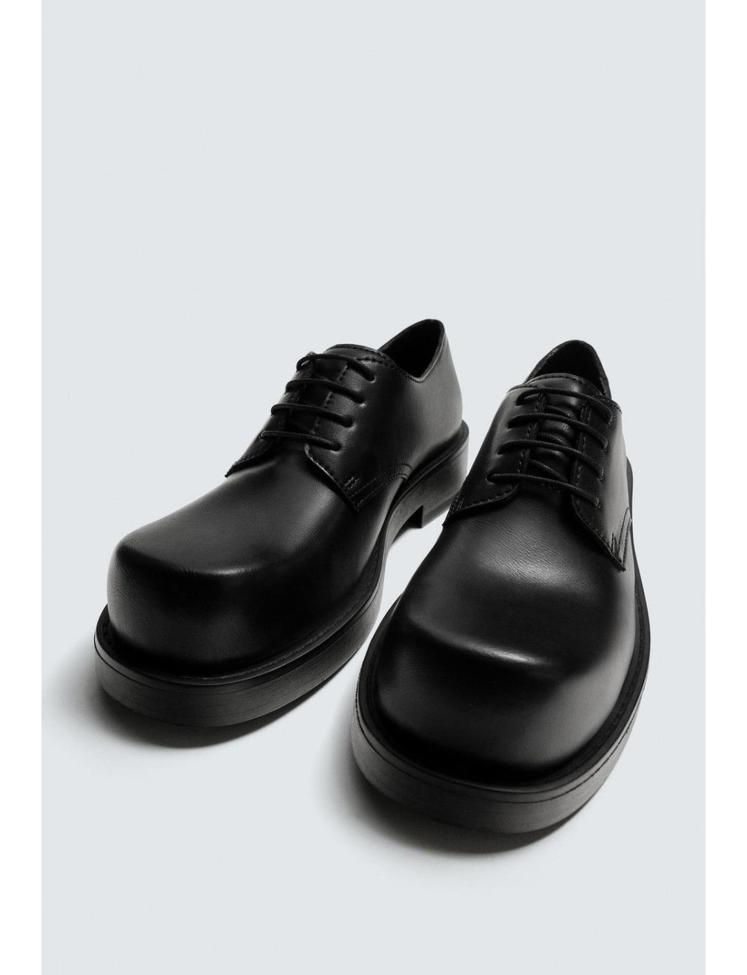Zara Derby shoes in black size UK 8