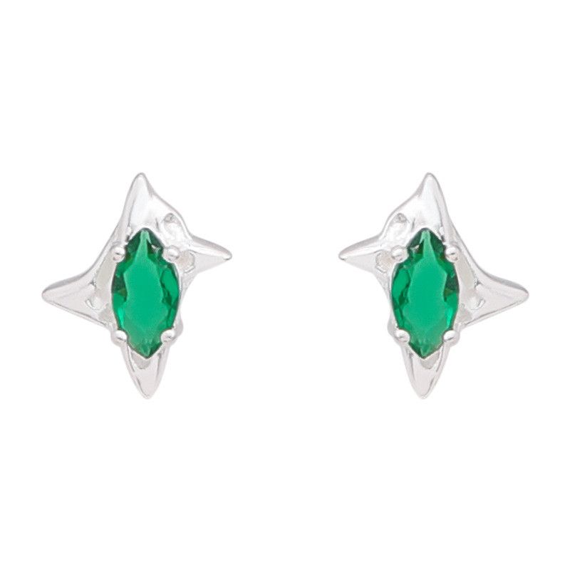 Jewelry Modern Earrings One Pairs Chrome Jewelry Size ONE SIZE - 6 Thumbnail