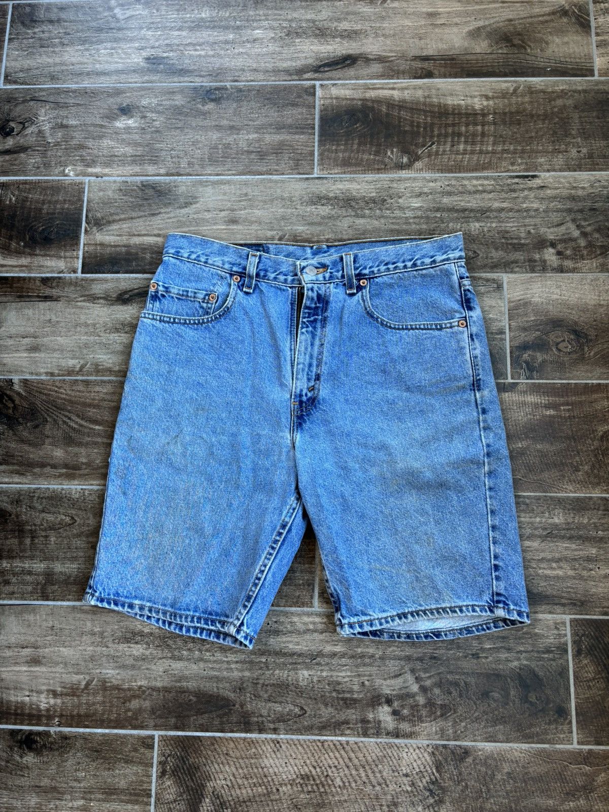Levi's × Levi's Vintage Clothing × Vintage LIGHT WASH LEVI JORTS Size US 34 / EU 50 - 1 Thumbnail