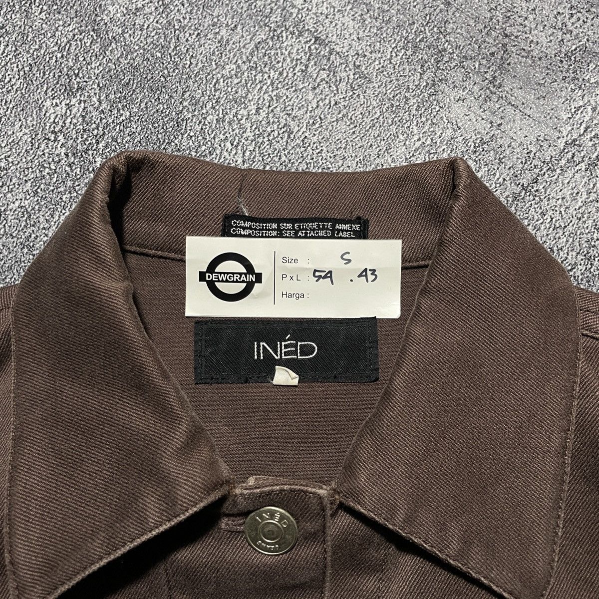 Dr. Martens × Yohji Yamamoto Yohji Yamamoto Denim Jacket Ined Homme Size S / US 4 / IT 40 - 4 Thumbnail