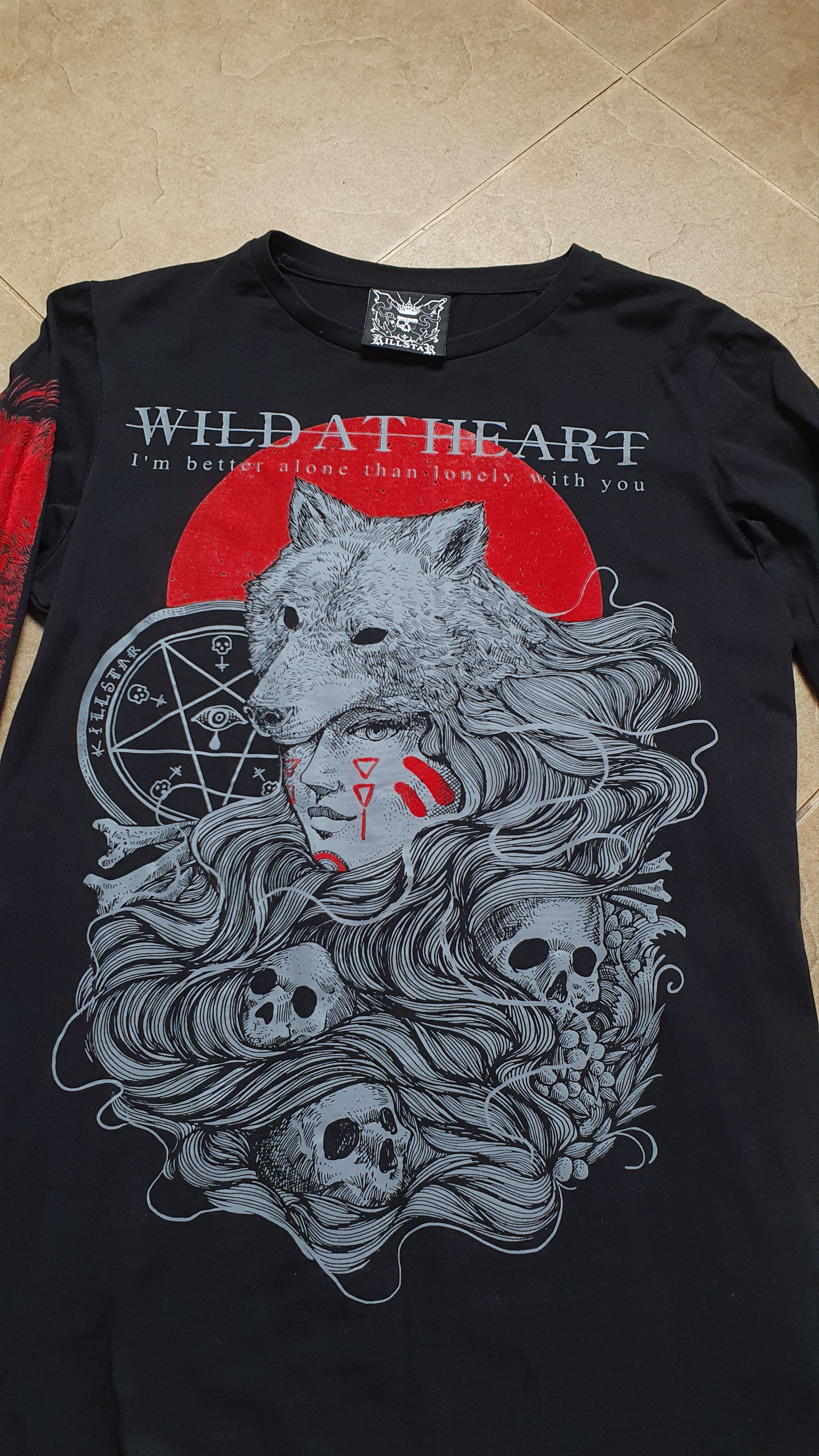 Killstar Longsleeve t-shirt Wild At Heart - KILLSTAR sweatshirt Size US M / EU 48-50 / 2 - 4 Thumbnail