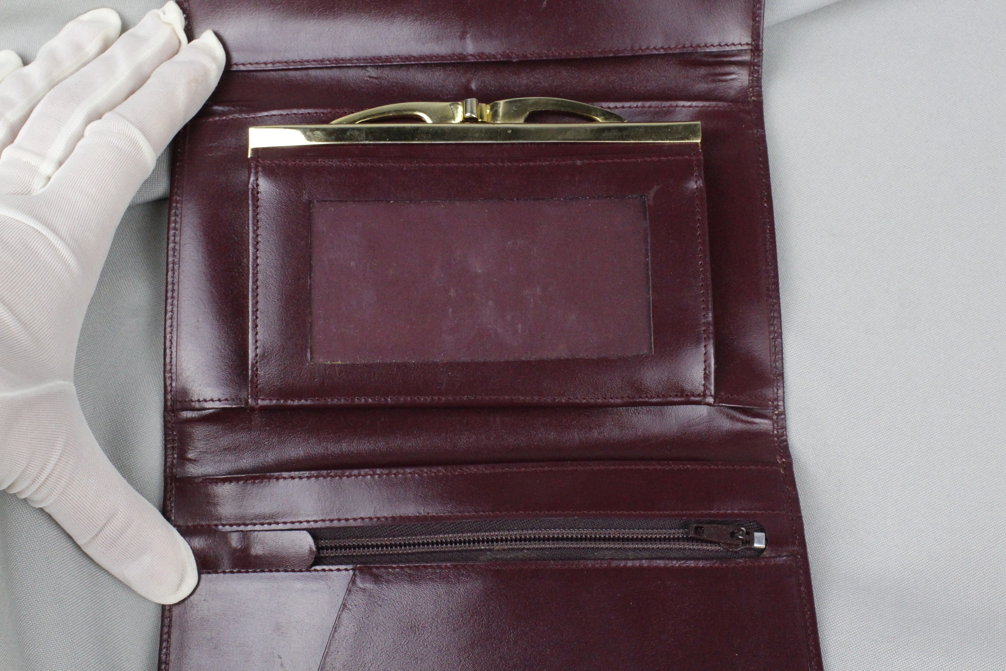 Cartier Vintage Cartier Logo Burgundy Leather Wallet Size ONE SIZE - 7 Thumbnail
